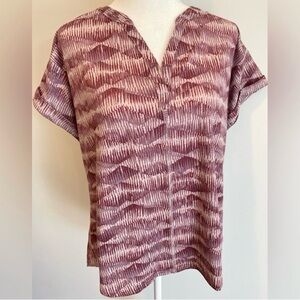 L.L. Bean Streamside Splitneck Short-Sleeve Top